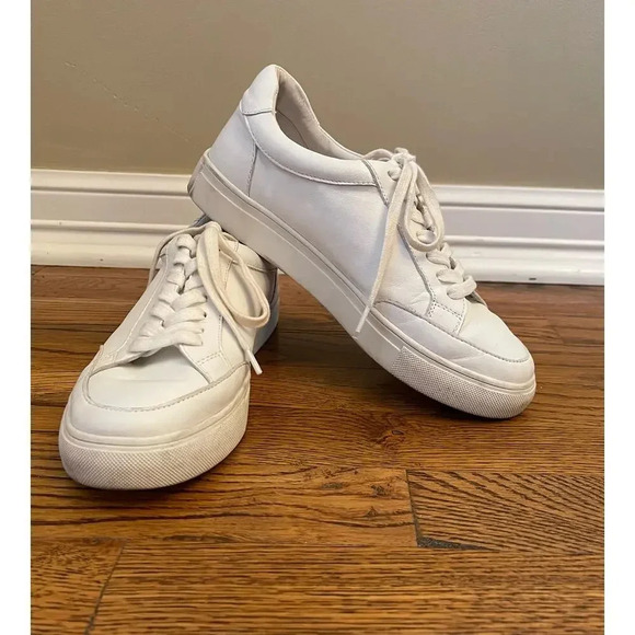 Birdies Shoes - Birdies Women's Tennis Shoes White Leather 7.5